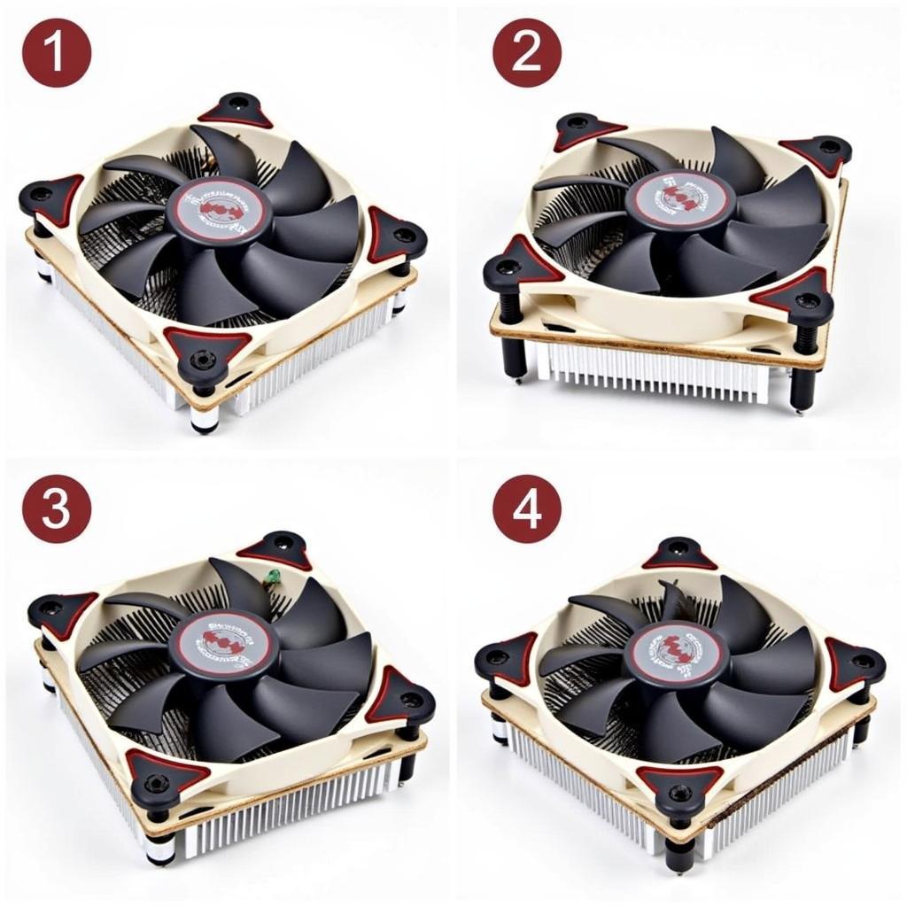 Installing a fan on a 1155 socket