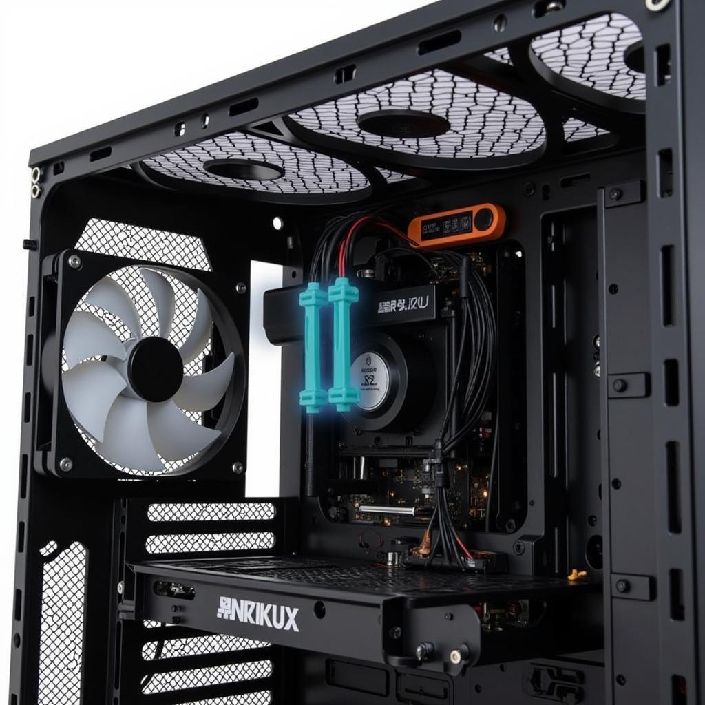 120mm Fan Installed in a PC Case 