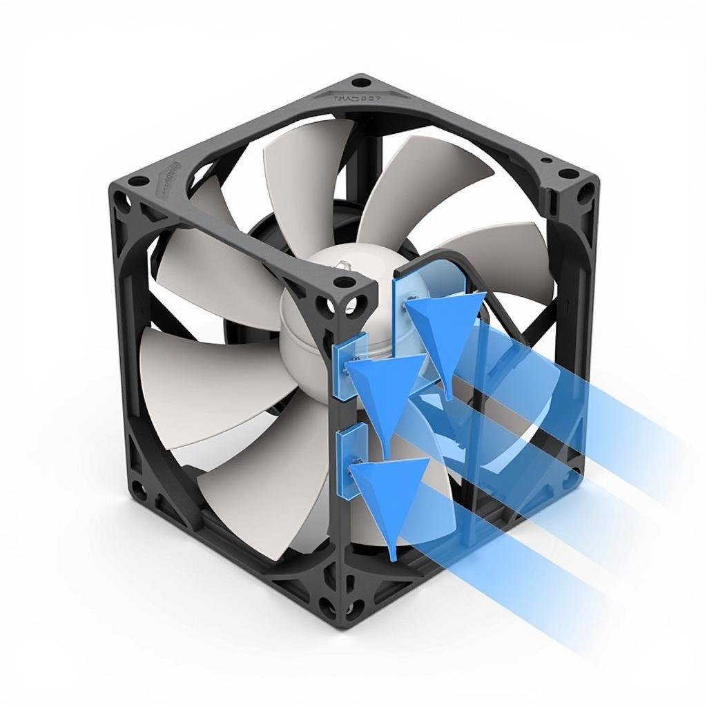 120mm PC Fan Components