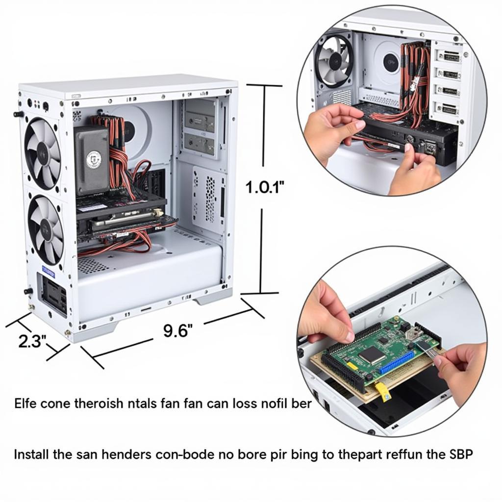 Installing a 12cm Fan Case in a PC