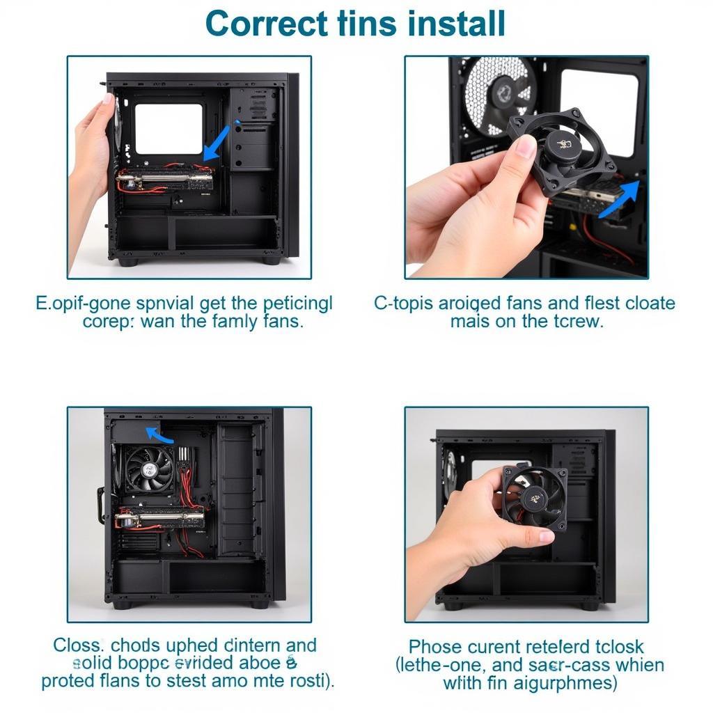 Installing 12cm Fans in a PC Case