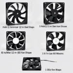 Different Types of 12cm LED Fan Casings