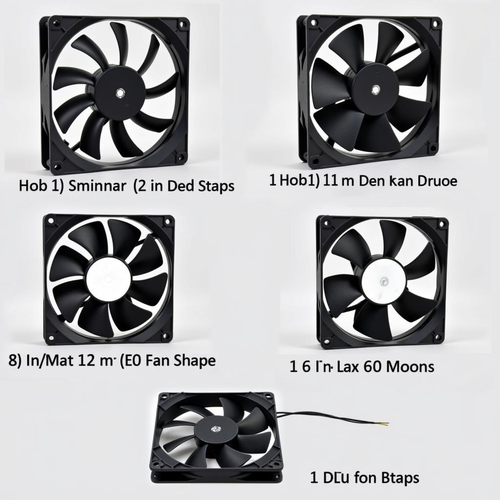 Different Types of 12cm LED Fan Casings