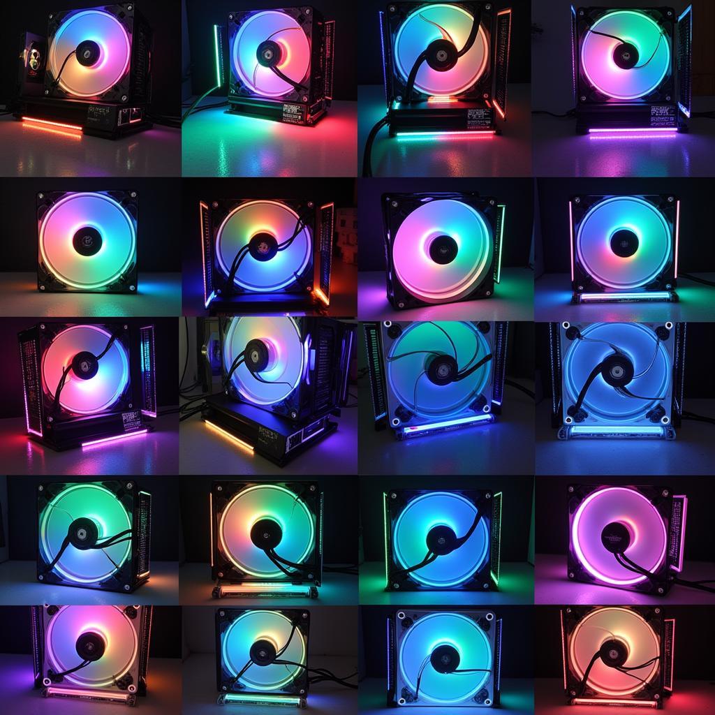 Different types of 140mm PC fans