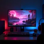 Gaming Setup with Dell 1440p Monitor