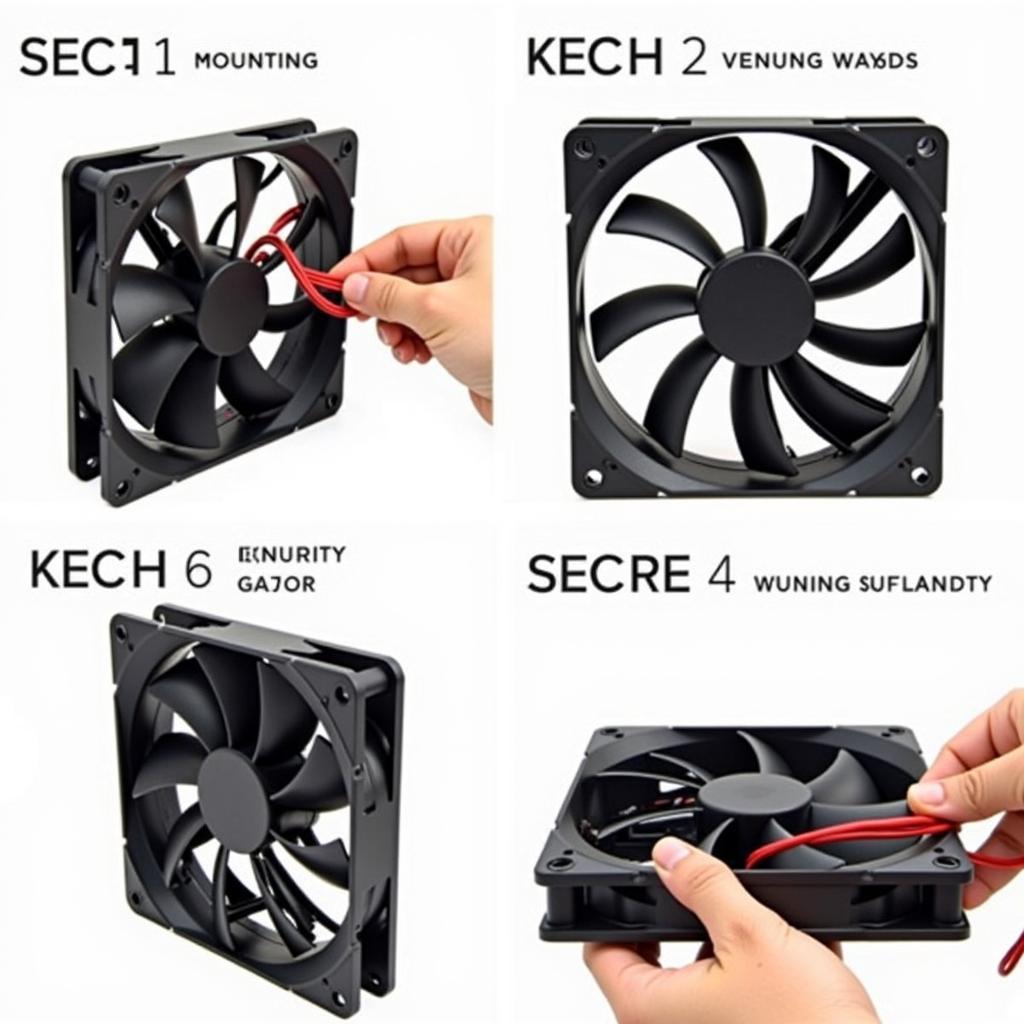 Step-by-step guide for installing a 16cm fan in a PC case