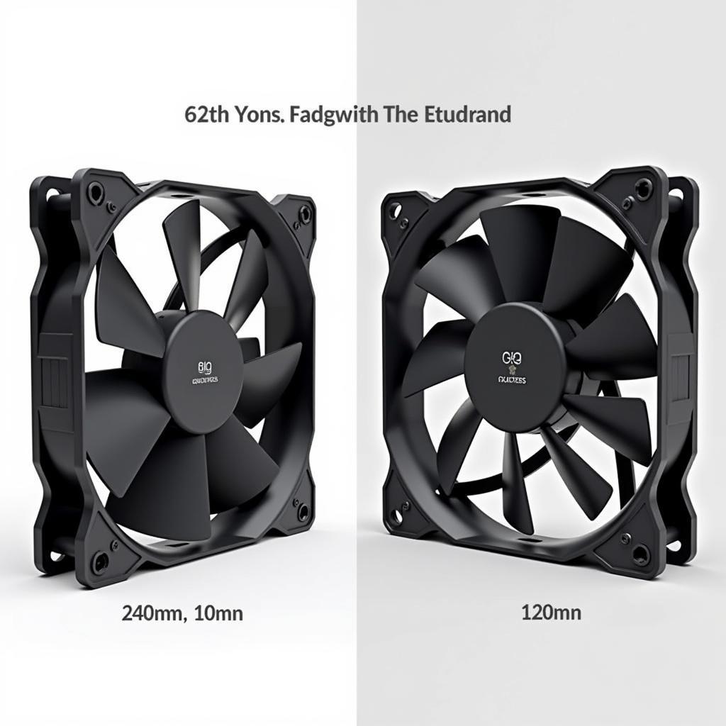 240mm PC Fan Size Comparison