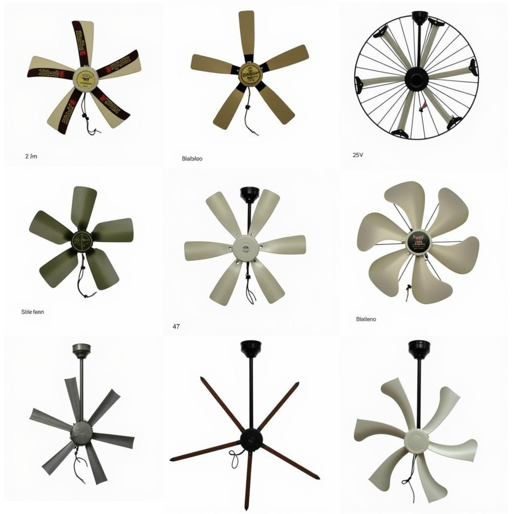 Different types of 24v fans