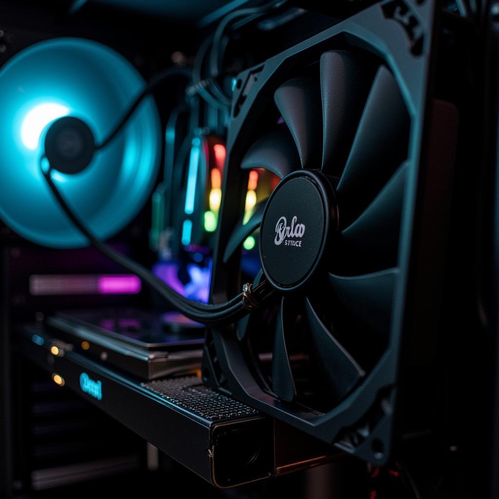 250mm Fan Installed in a Computer Case