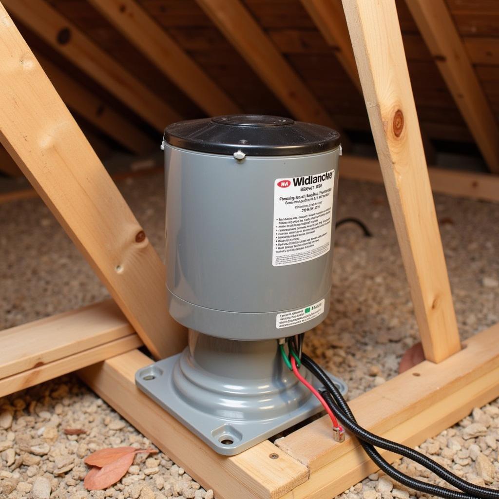 Attic Fan Motor Installation