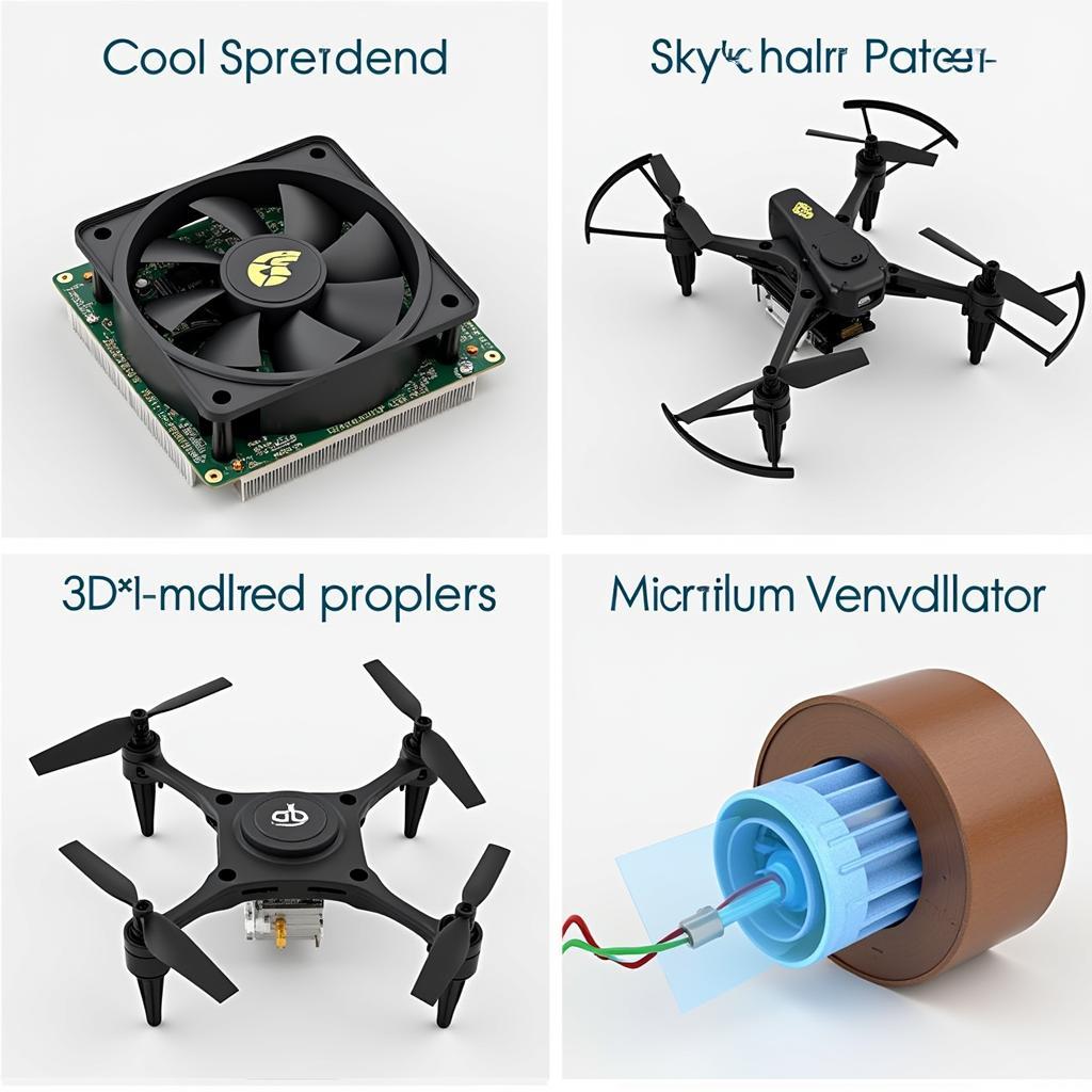 3D Printed Fans in Various Applications