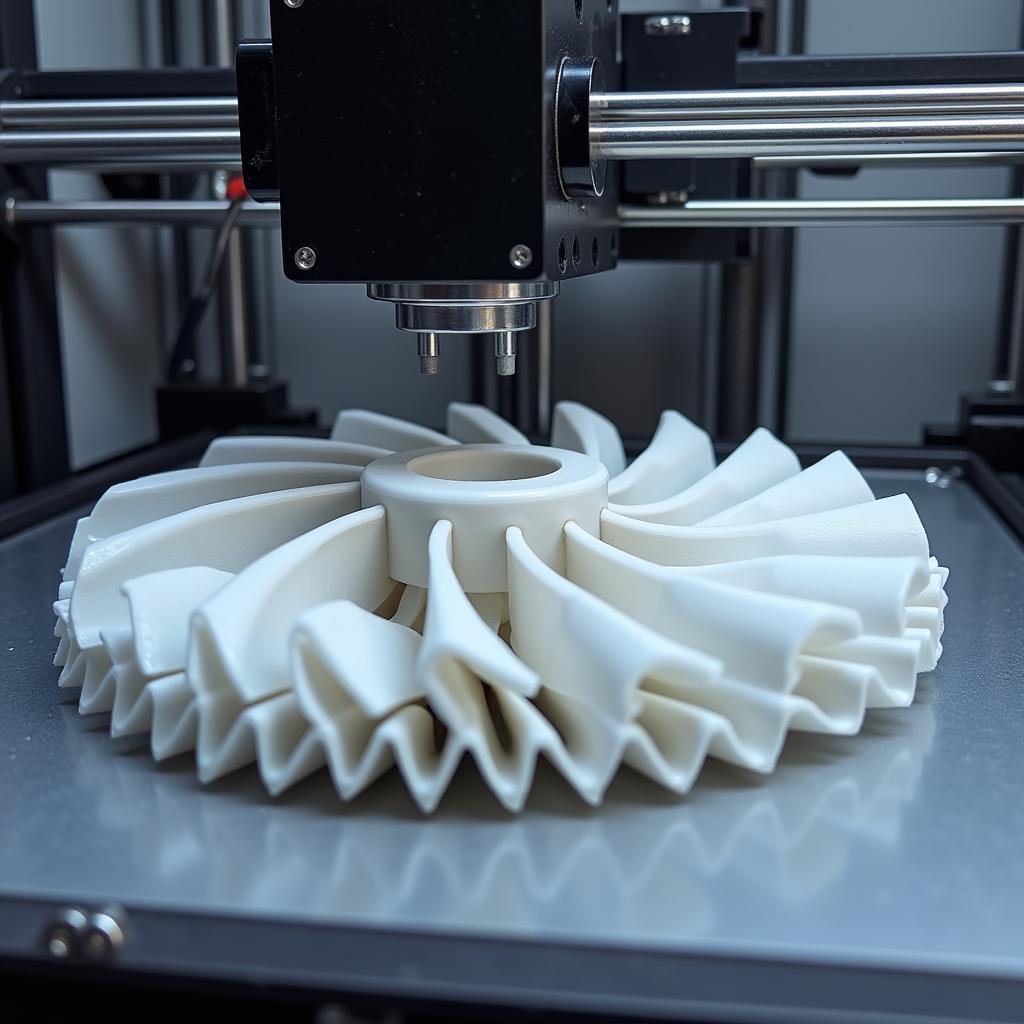 3D Printing Process for Creating a Fan