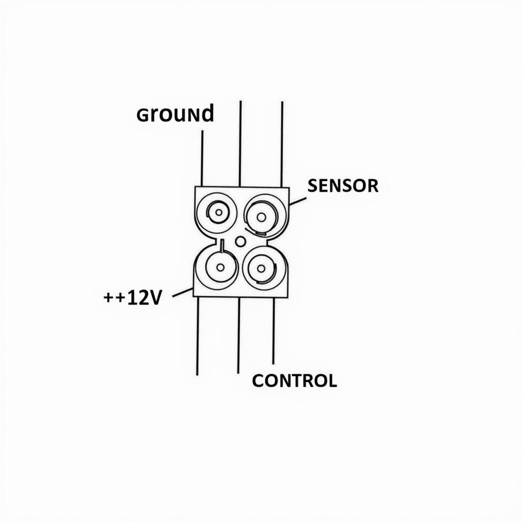 4-Pin Fan Splitter Diagram