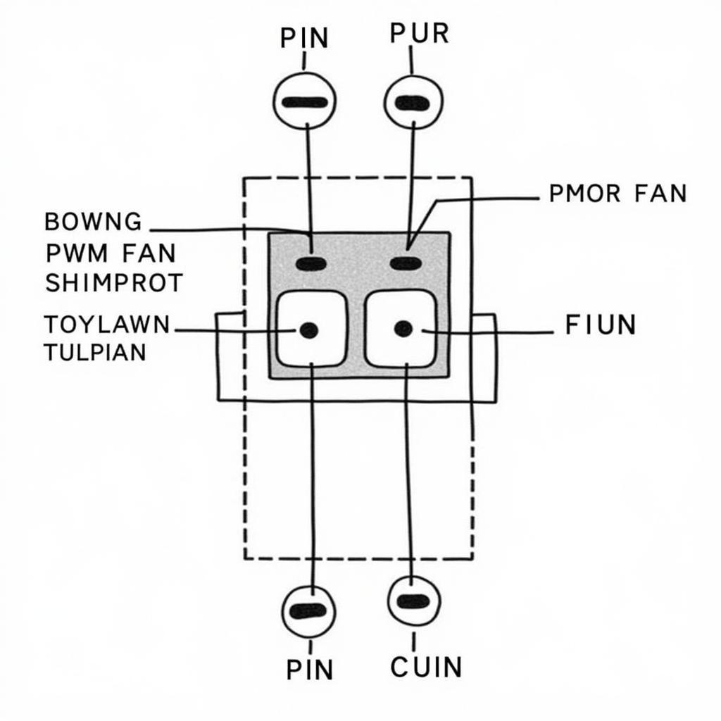 4 Pin PWM Fan Connector Diagram