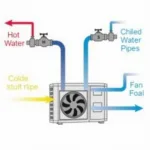 Diagram of a 4 Pipe Fan Coil Unit Schematic