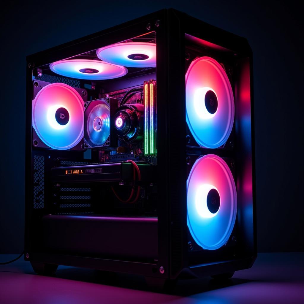 5-Fan Case RGB LED Overview