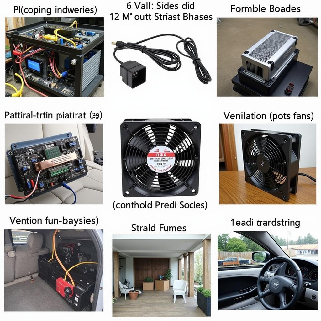 Applications of 6 Inch 12 Volt Fans