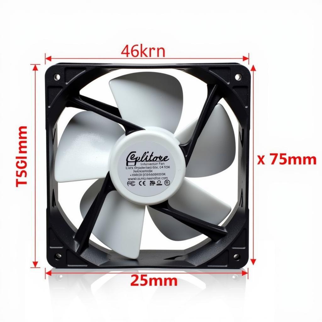 775 Fan Dimensions