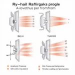 Comparing airflow patterns in different 8cm fan designs