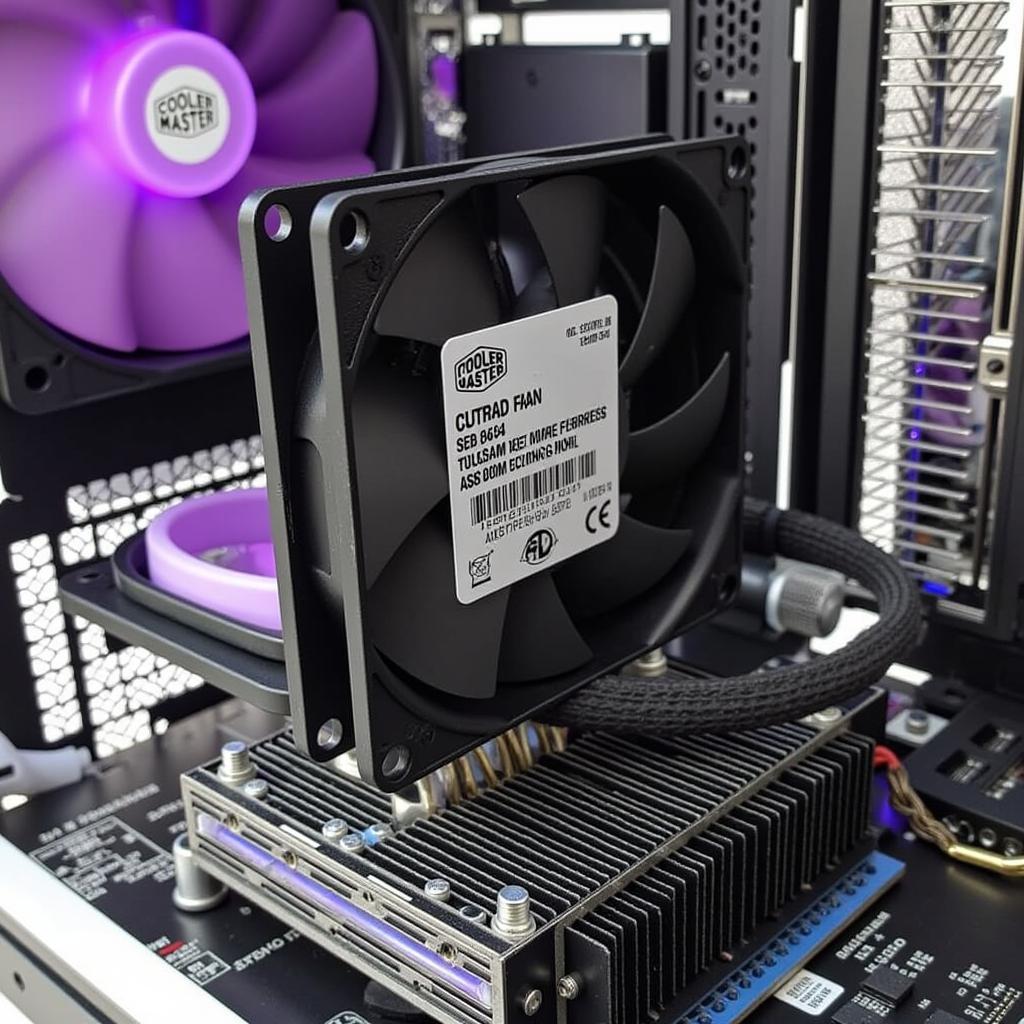 Installing an 8cm Cooler Master Fan