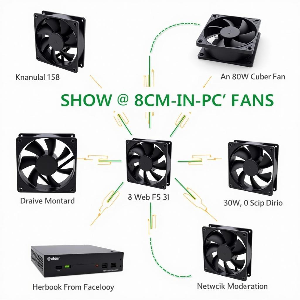 Applications of 8cm PC Fans