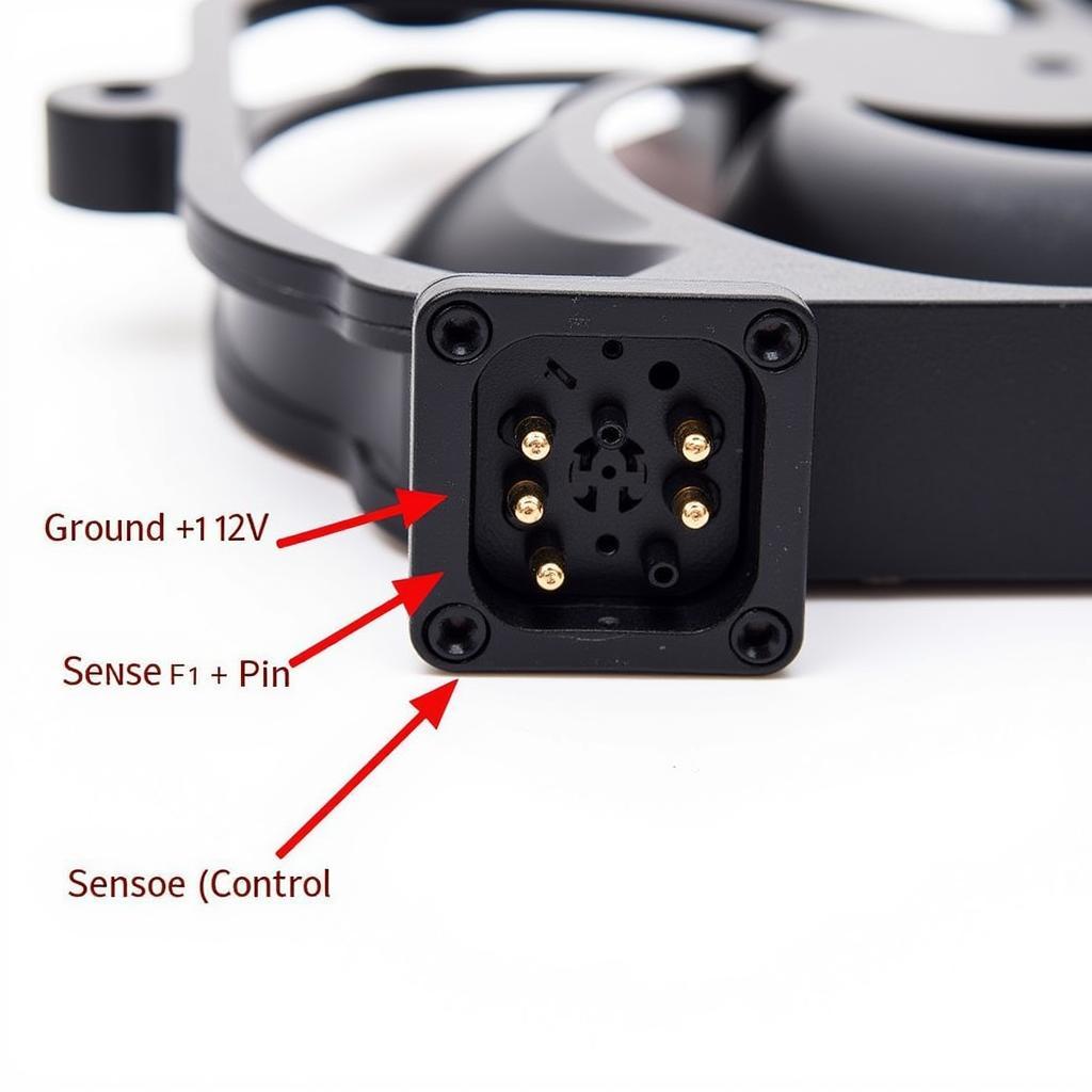 9cm CPU fan 4-pin connector explained