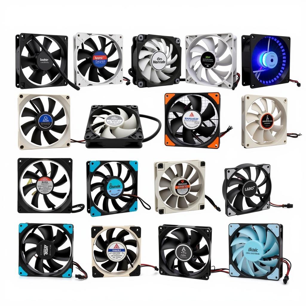 Different types of 9cm CPU fans