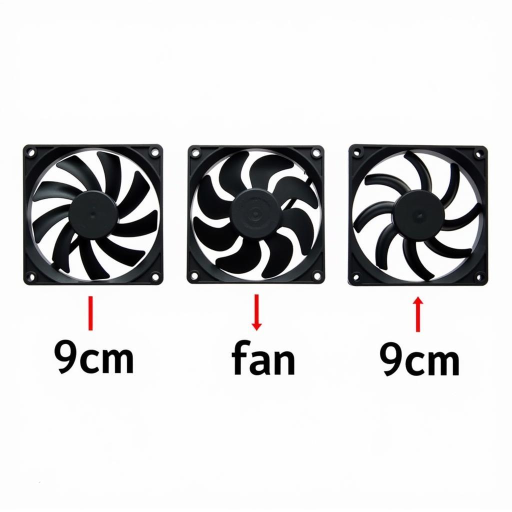 Comparing 9cm PC Fans