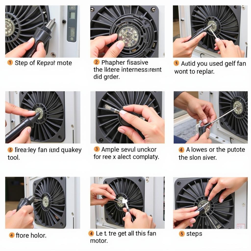 AC Fan Motor Replacement Process