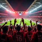 AC Milan fans celebrating a victory