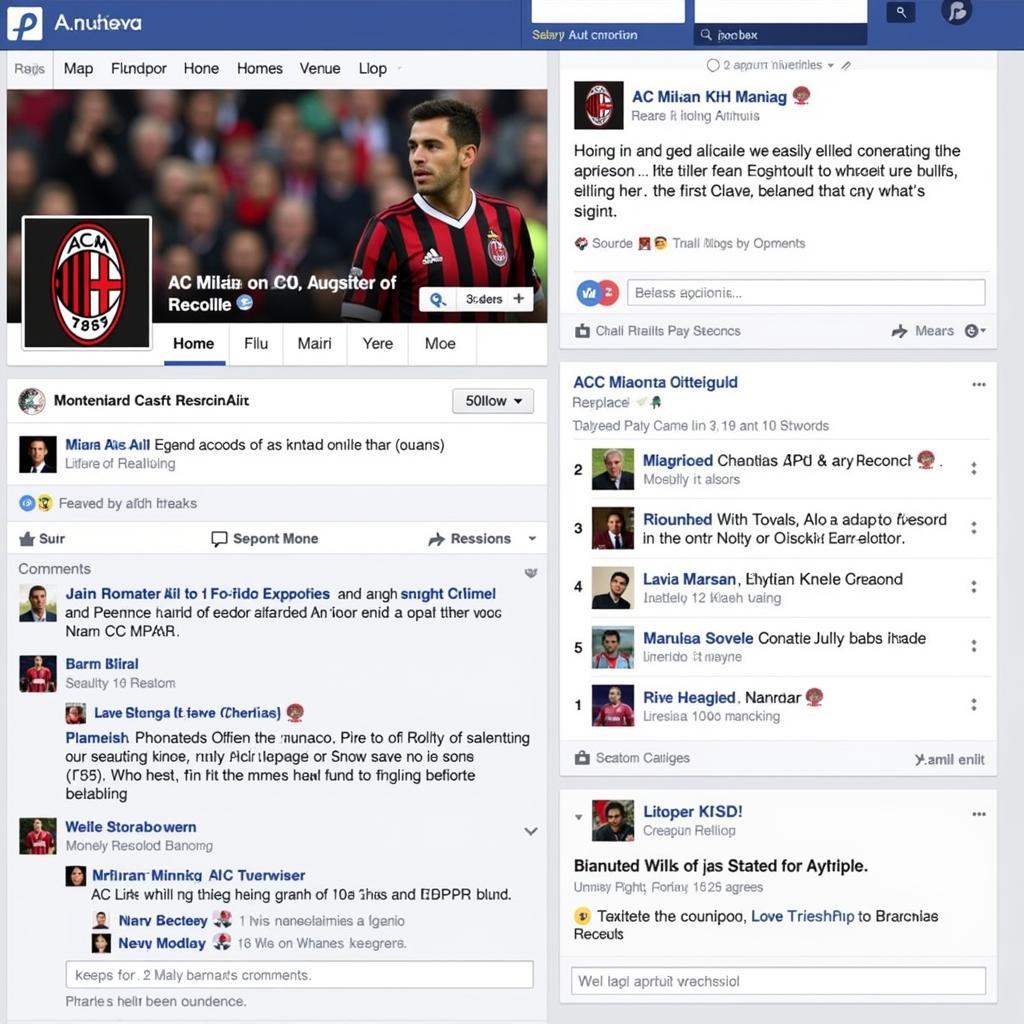 AC Milan Matchday Facebook Post