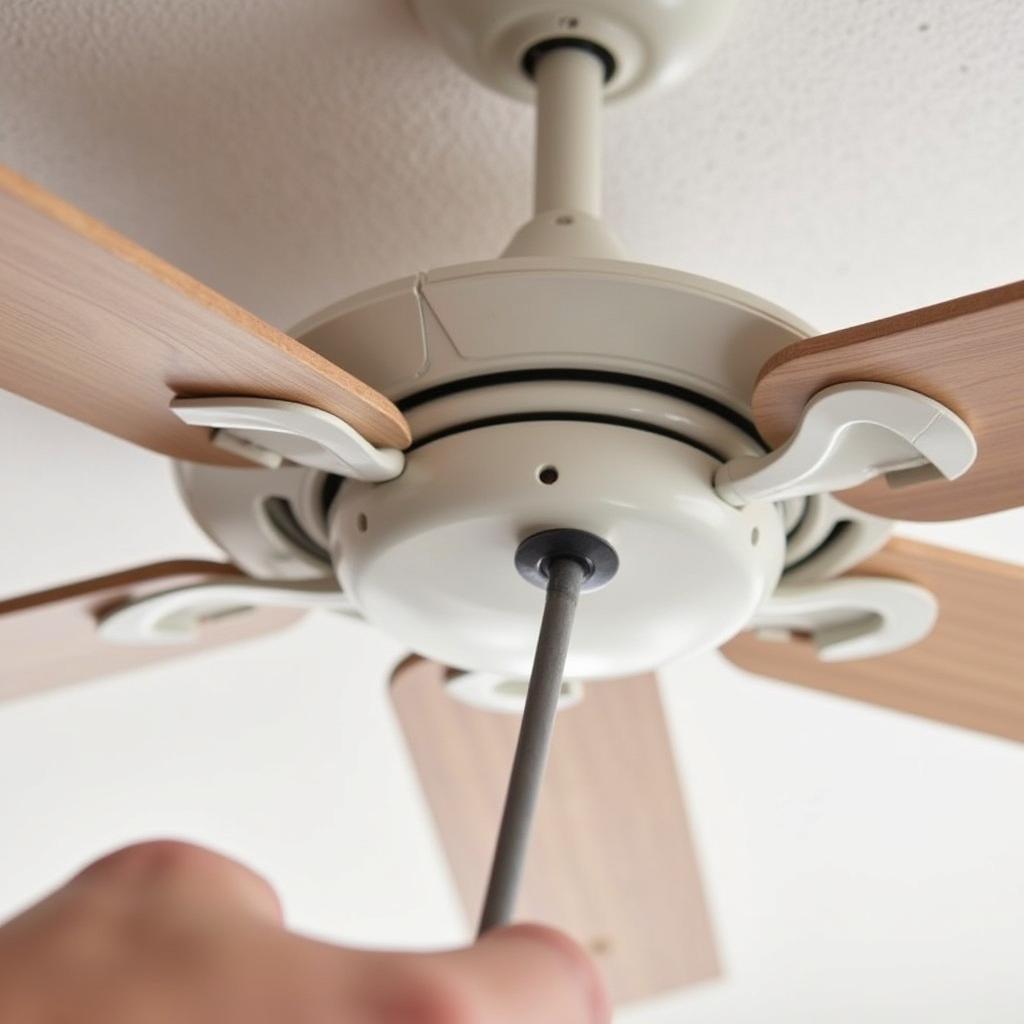 Adjusting the Pitch of Ceiling Fan Blades