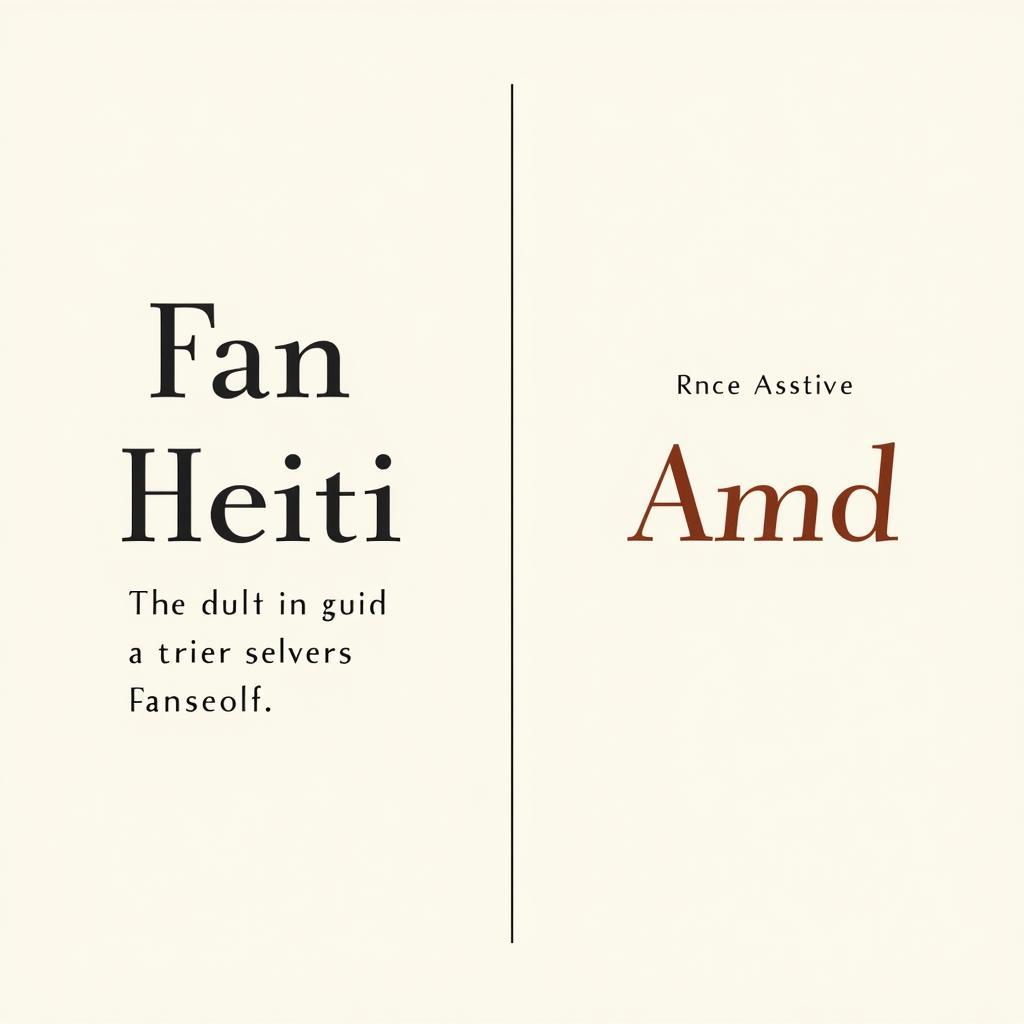 Adobe Fan Heiti Std B Semibold Western Font Comparison