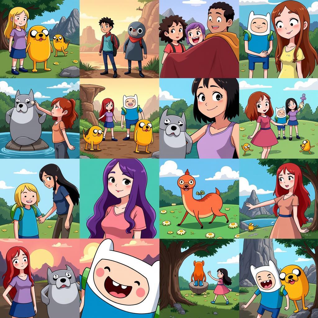 Adventure Time Fan Art Collage