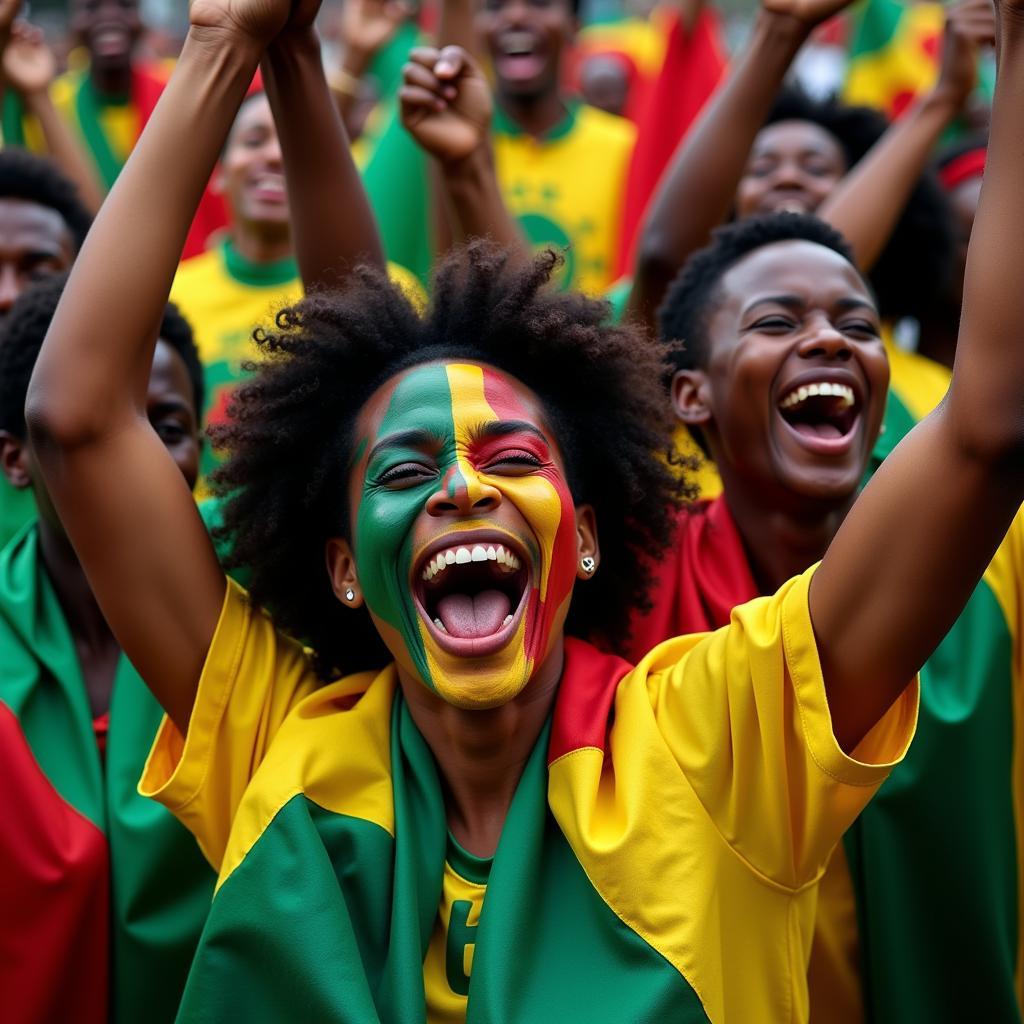 African National Team Celebration