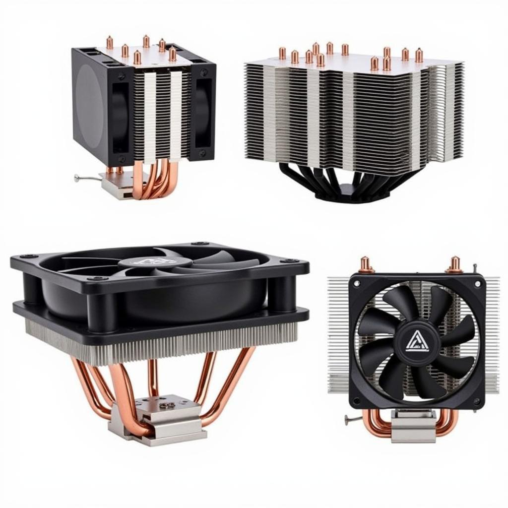 Comparison of various aftermarket CPU coolers