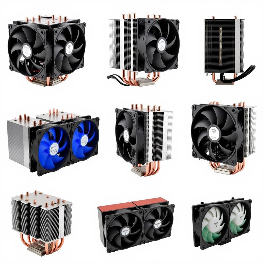 Various Aftermarket CPU Coolers for Enhanced Cooling