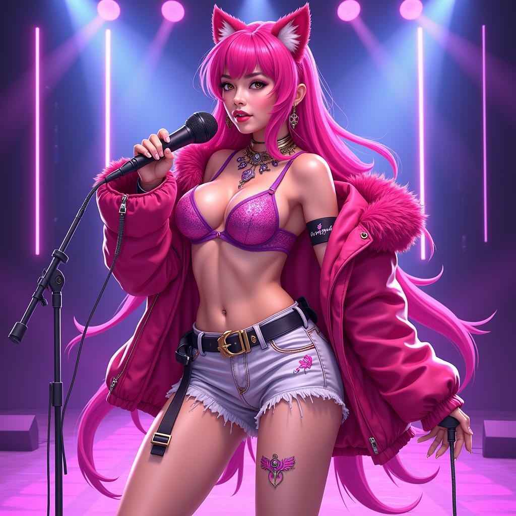 Ahri K/DA Popstar Fan Art