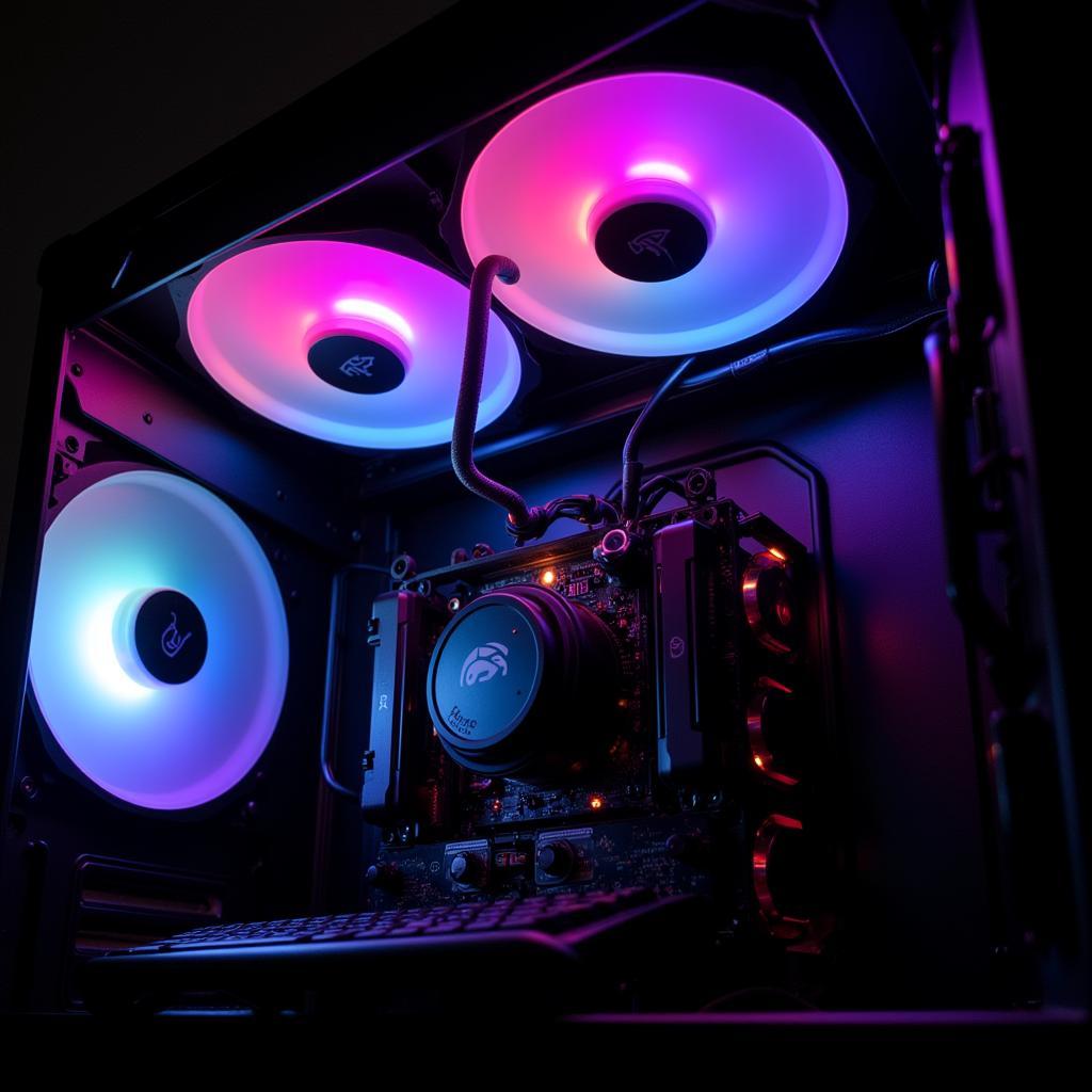 Aigo Aura RGB Fans Illuminated