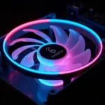 Close-up of Aigo Crystal 5 RGB Fan