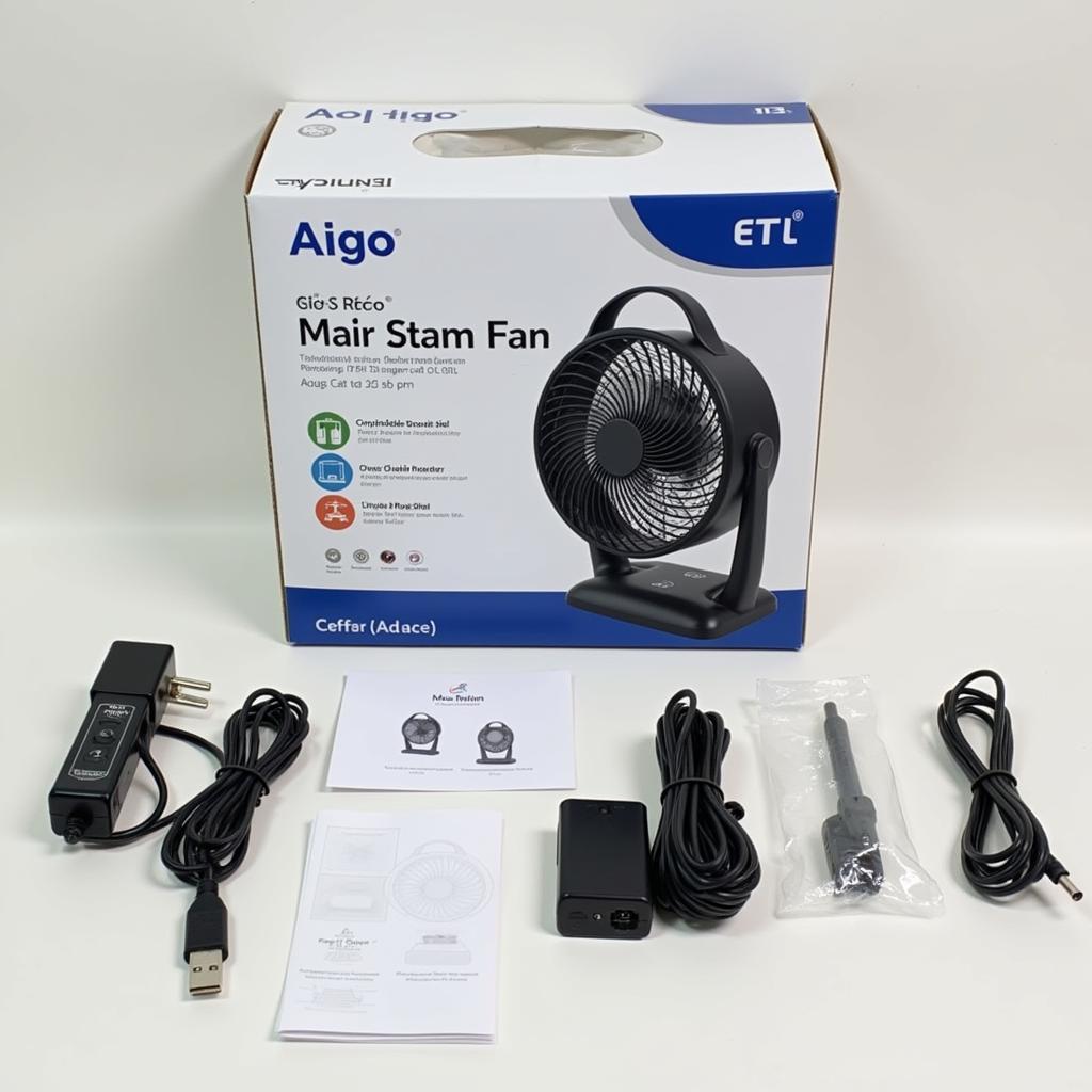 Aigo Fan C5 Packaging and Accessories