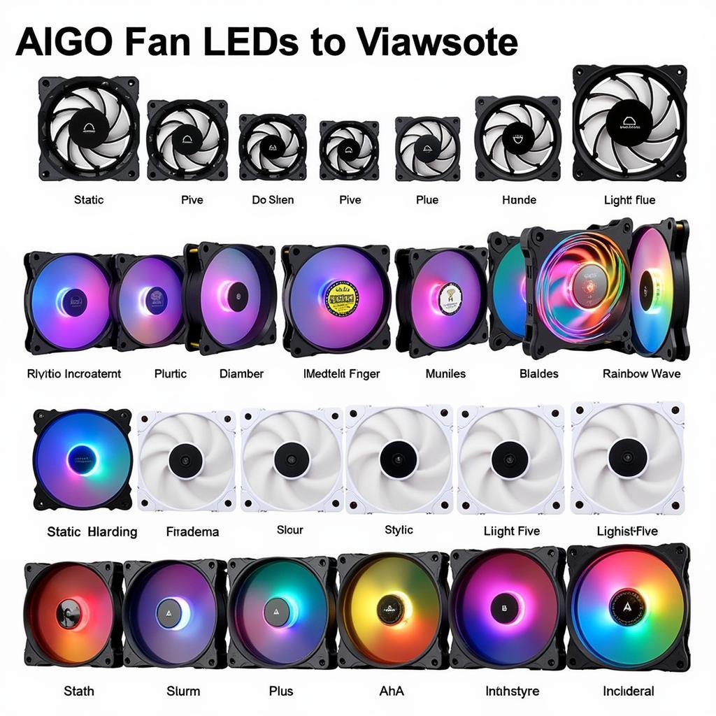 Types of AIGO Fan LEDs