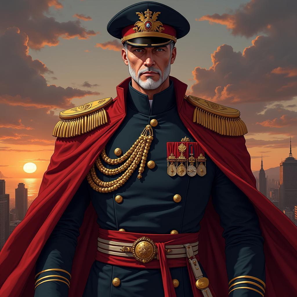 Akainu as Fleet Admiral