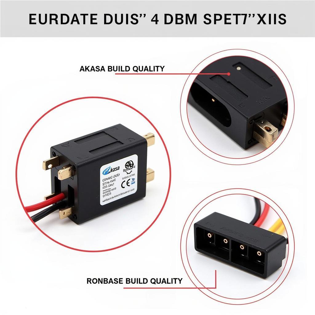 Close-up of an Akasa PWM Fan Splitter