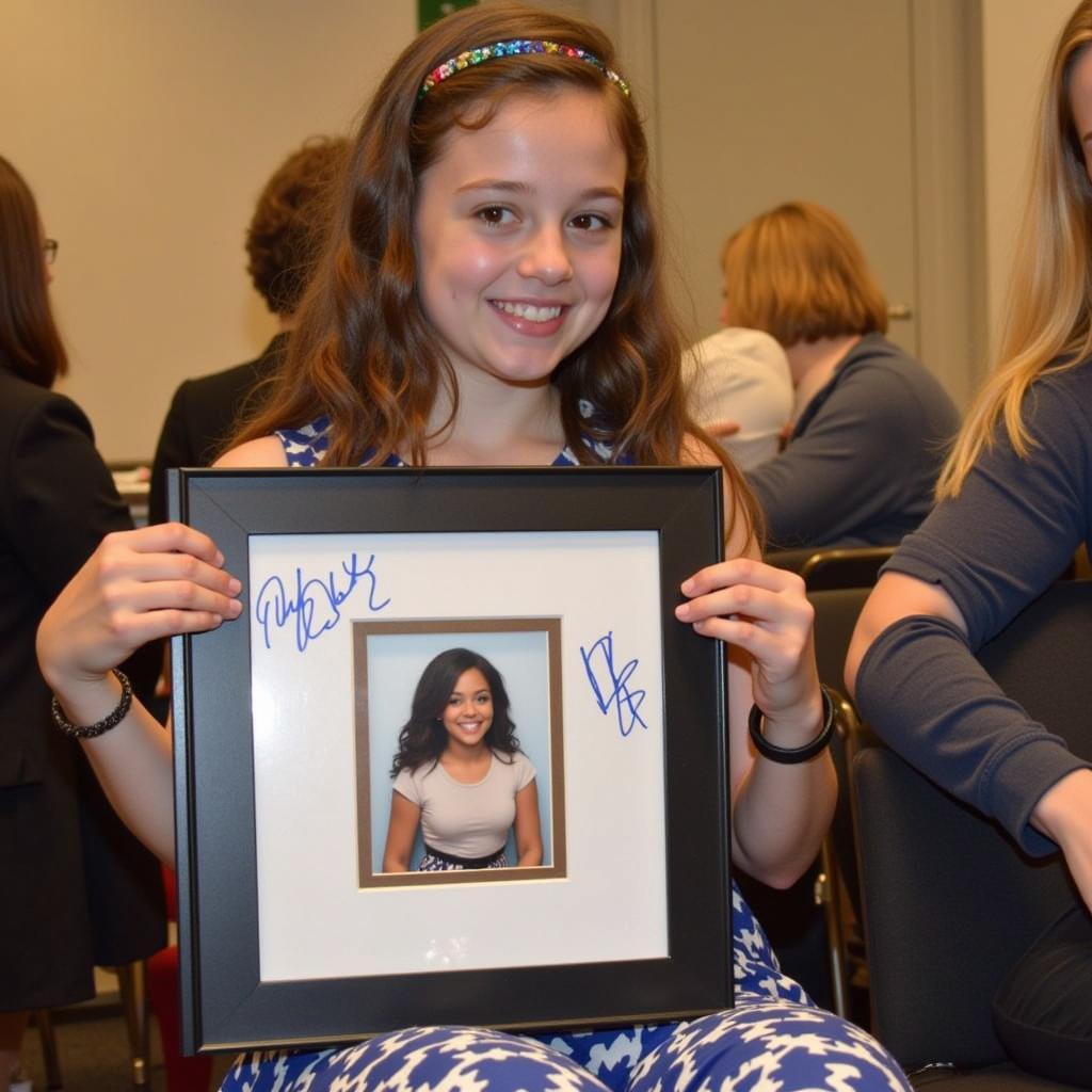 Alexa Grace with Brake's Autographed Photo