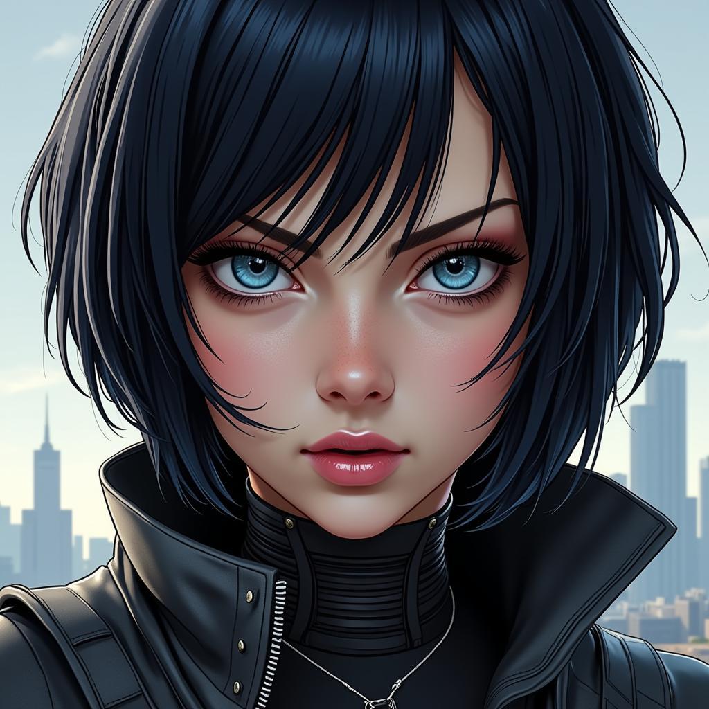 Alita Battle Angel Fan Art Portrait