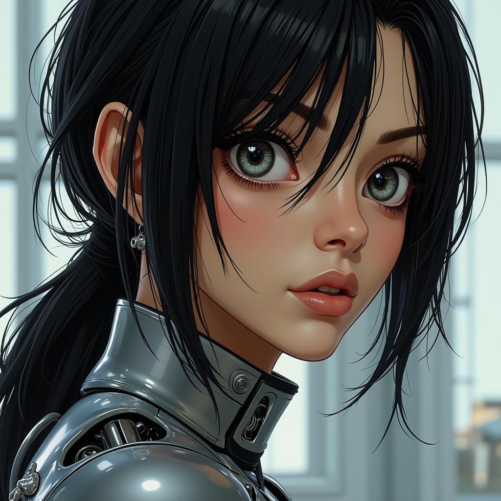 Alita Battle Angel portrait fan art