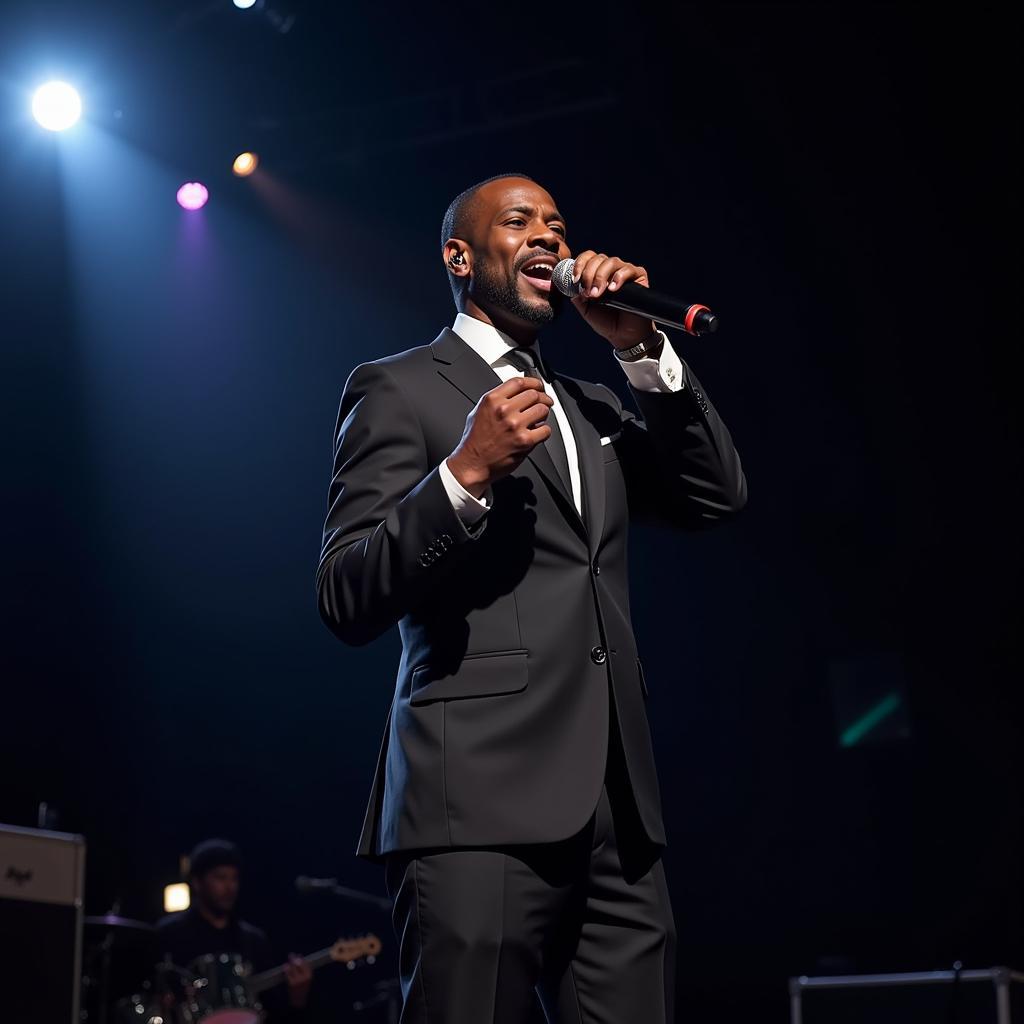 Aloe Blacc Performing SOS Live