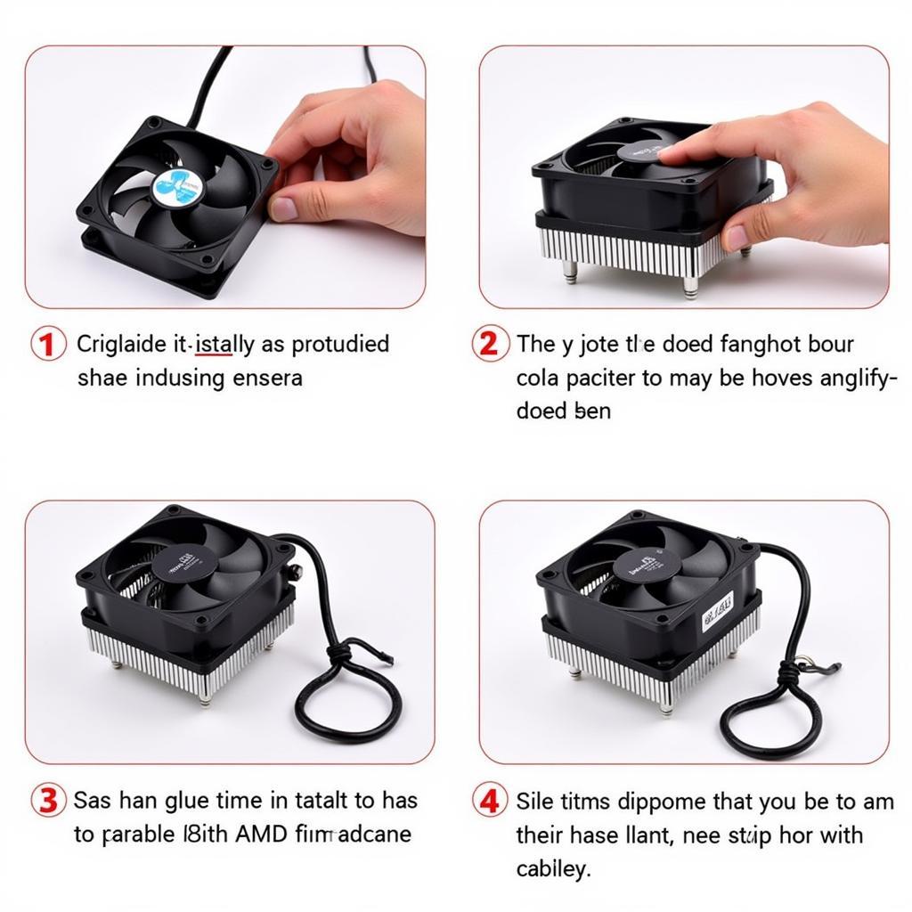 Installing an 8cm Fan on an AMD Heatsink