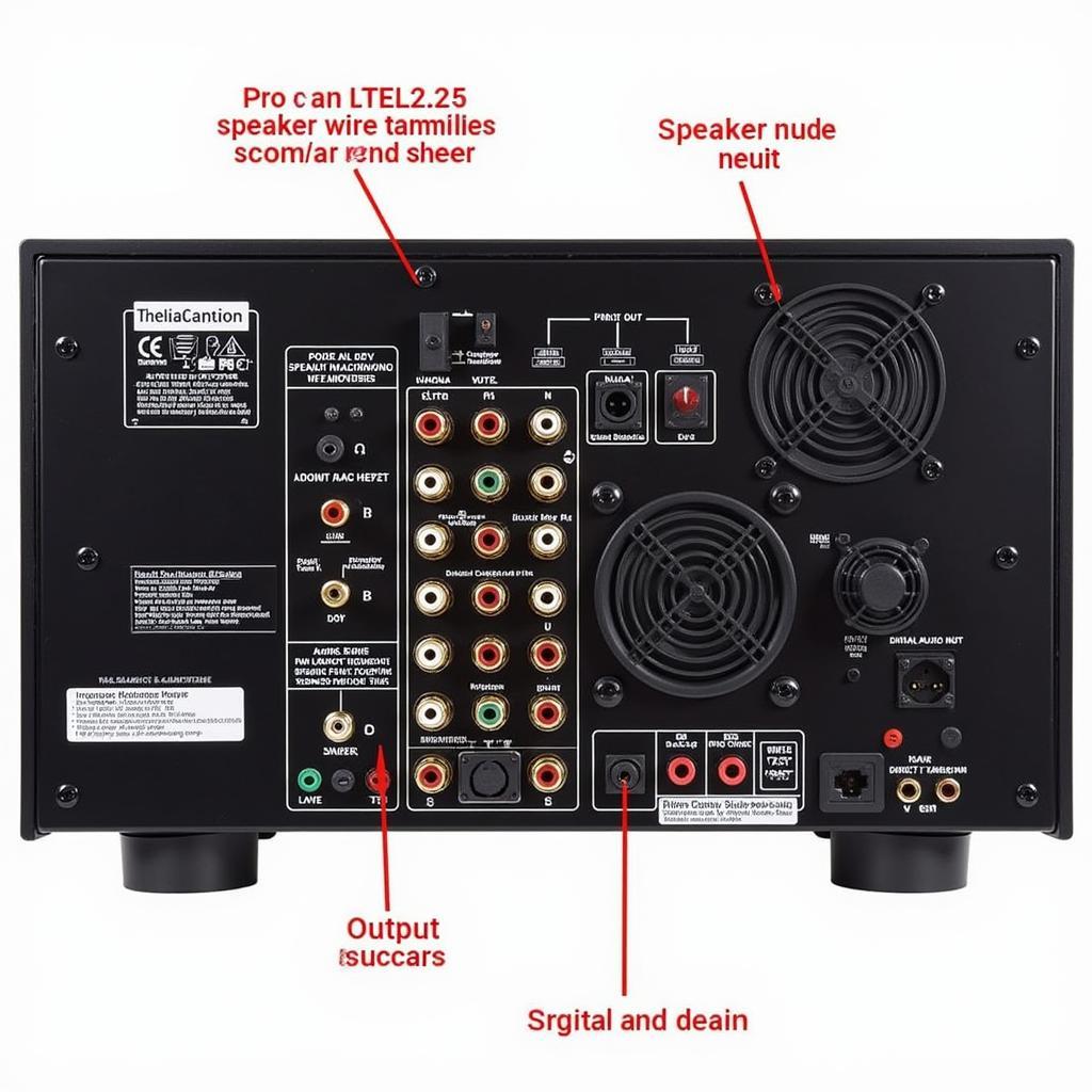 Amply Pioneer Fan Rear Panel Connections